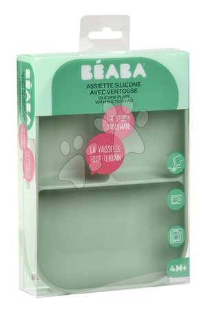 Farfurii și boluri - Farfurie pentru bebeluși Silicone Suction Plate Beaba - 4
