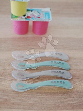 Dojčenské jedálenské potreby - Ergonomické lyžičky 2nd Age Silicone Spoons Beaba_1