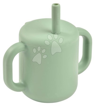 Oprema za dojenčka - Lonček za dojenčke Silicone Straw Cup Beaba