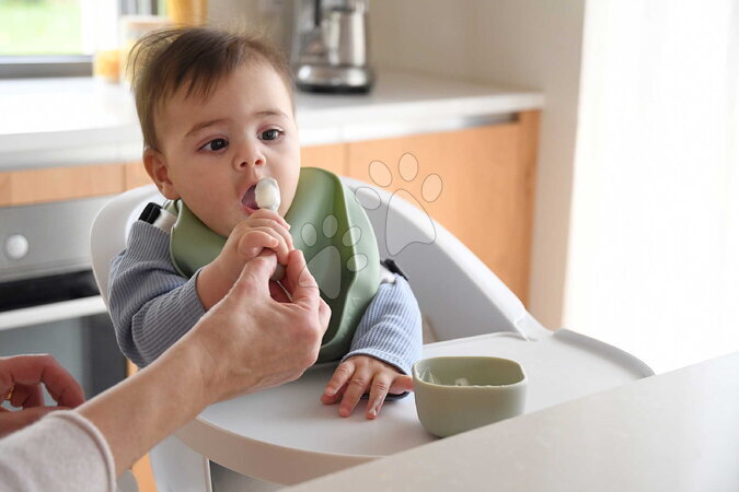 Parní hrnec s mixérem - Set parní vařič a mixér Babycook® Neo Grey White s jídelní soupravou, lžičkami a dózami Beaba - 31