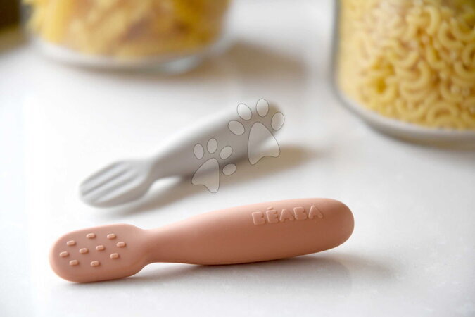 Parní hrnec s mixérem - Set parní vařič a mixér Babycook® Neo Grey White s jídelní soupravou, lžičkami a dózami Beaba - 28
