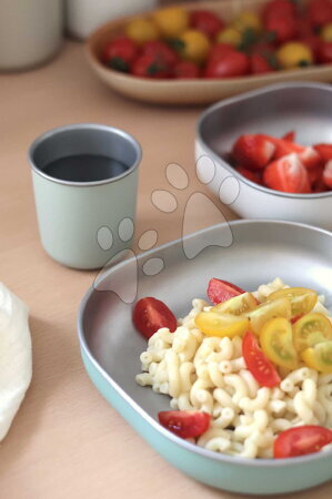 Jedálenské súpravy - Jedálenská súprava Stainless Steel Meal Set Sage Green Beaba - 5