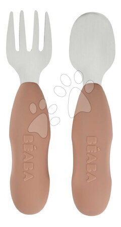 Pribori i žličice - Prvi dječji pribor od nehrđajućeg čelika Pre-Cutlery Praline Beaba_1
