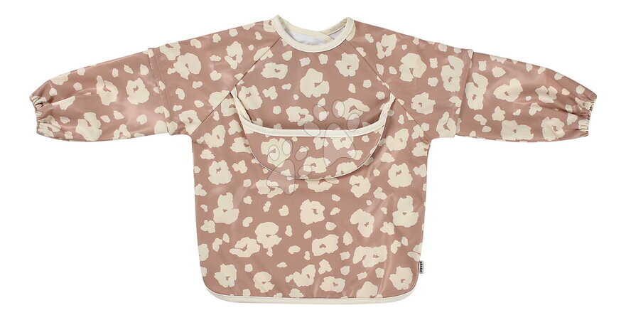 Podbradníky - Podbradník 2v1 Bib with Removable Sleeves Savannah Bloom Beaba_1