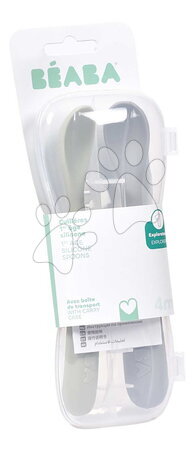 Parní hrnec s mixérem - Set parního vařiče a mixéru Babycook® Neo Mineral Grey s jídelní soupravou, lžičkami a dávkovačem Beaba - 44