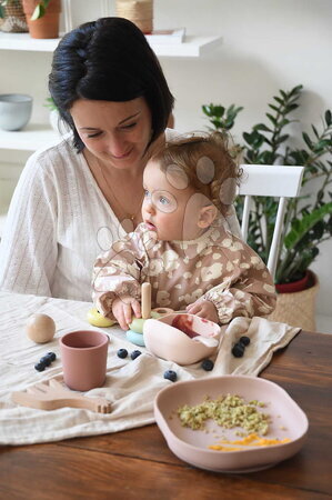 Babaétkészletek - Étkészlet Silicone Meal Set Cotton Candy Beaba - 2