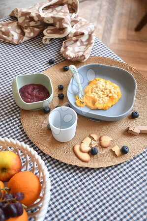 Parní hrnec s mixérem - Sada parního vařiče a mixéru Babycook® Neo Grey White s jídelní soupravou a nástavcem na rýži Beaba - 24
