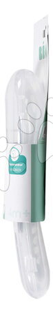 Príbory a lyžičky - Prvé tréningové lyžičky First Age Silicone Spoons Pebble Cloud Blue Duo Beaba - 3