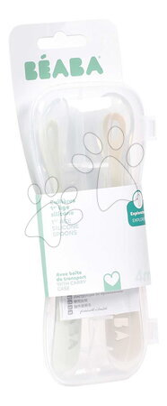 Parní hrnec s mixérem - Sada parního vařiče a mixéru Babycook® Neo Mineral Grey Beaba s jídelní soupravou, lžičkami a dózami Beaba - 36