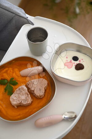 Parní hrnec s mixérem - Sada parního vařiče a mixéru Babycook® Neo Eucalyptus s jídelní soupravou, příborem a láhví Beaba - 11