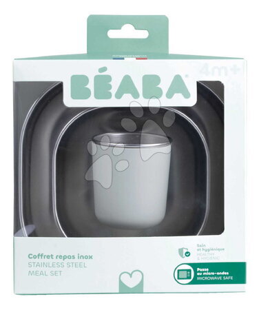 Parní hrnec s mixérem - Sada parního vařiče a mixéru Babycook® Neo Eucalyptus s jídelní soupravou, příborem a láhví Beaba - 41