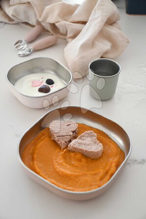 Parní hrnec s mixérem - Sada parního vařiče a mixéru Babycook® Neo Eucalyptus s jídelní soupravou, příborem a láhví Beaba - 12