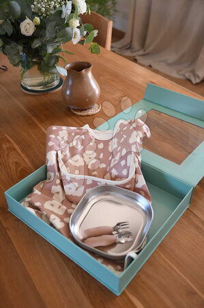 Jídelní soupravy - Jídelní sada First Meals Gift Set Savannah Bloom Beaba - 2