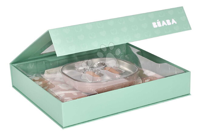 Jídelní soupravy - Jídelní sada First Meals Gift Set Savannah Bloom Beaba - 7