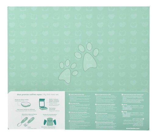 Jídelní soupravy - Jídelní sada First Meals Gift Set Savannah Bloom Beaba - 8