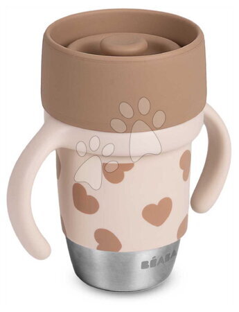 Seturi pentru masă - Căniță pentru copii Stainless Steel Learning Cup Click & Drink BIGLove Beaba_1