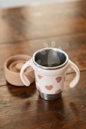 Dětské hrnky - Hrnek pro děti Stainless Steel Learning Cup Click & Drink BIGLove Beaba - 8