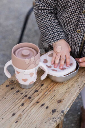 Dětské hrnky - Hrnek pro děti Stainless Steel Learning Cup Click & Drink BIGLove Beaba - 10