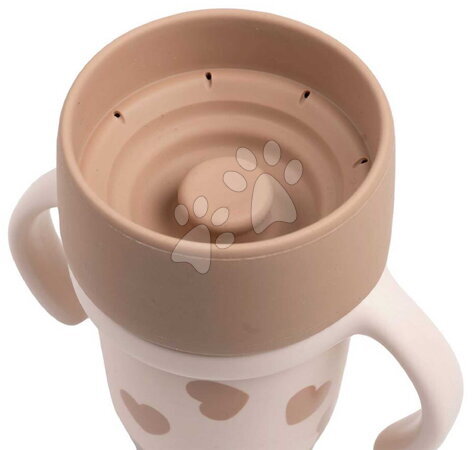 Dětské hrnky - Hrnek pro děti Stainless Steel Learning Cup Click & Drink BIGLove Beaba - 4