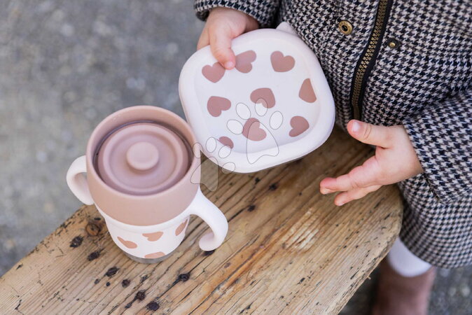 Dětské hrnky - Hrnek pro děti Stainless Steel Learning Cup Click & Drink BIGLove Beaba - 11