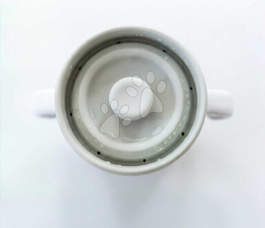 Dětské hrnky - Hrnek pro děti Stainless Steel Learning Cup Click & Drink Pebble Beaba - 7