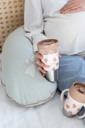 Dětské hrnky - Sada hrnků pro maminku a dítě Mini & Me 2 Stainless Steel Cups Click & Drink BIGLove Beaba - 11