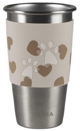 Dětské hrnky - Sada hrnků pro maminku a dítě Mini & Me 2 Stainless Steel Cups Click & Drink BIGLove Beaba - 2