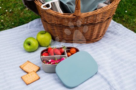 Élelmiszer tárolók és dobozok - Uzsonnás doboz Stainless Steel Lunch Box Beaba - 8