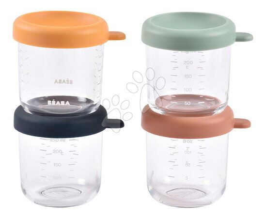 Posode in doze za živila - Set posod za hrano Sunrise Color Mix Beaba