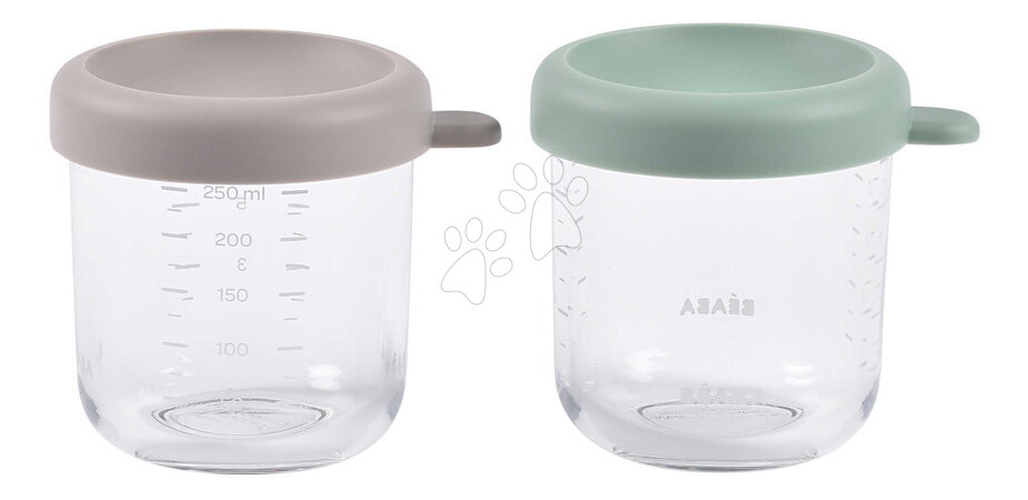Kojenecké potřeby od výrobce Beaba | Strana 12 - Sada dóz na jídlo Sage Green Gazelle Beaba