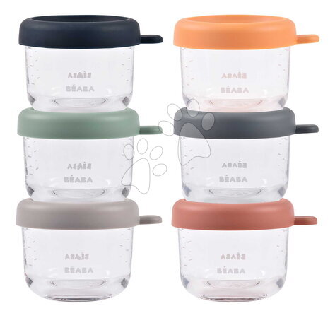 Posode in doze za živila - Set Posod za Hrano Sunrise Color Mix Beaba