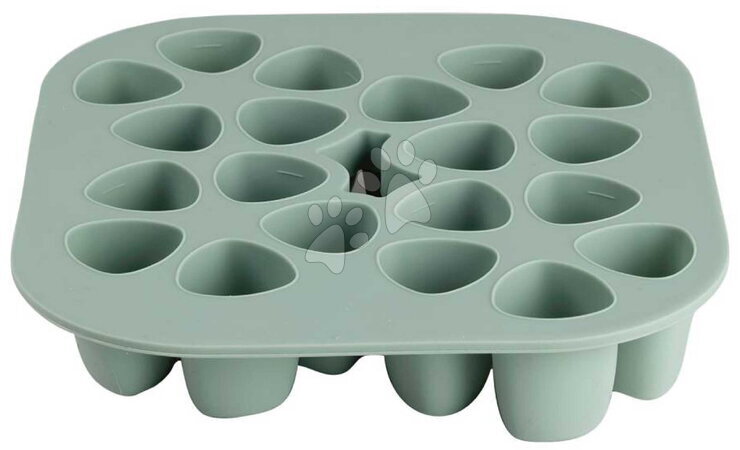 Dózy a formičky na potraviny - Multidávkovač na jídlo Tiny Silicone Multiportions Sage Green Beaba - 2
