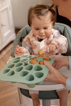 Dózy a formičky na potraviny - Multidávkovač na jídlo Tiny Silicone Multiportions Sage Green Beaba - 11