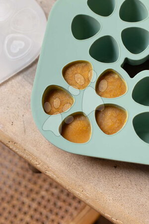 Dózy a formičky na potraviny - Multidávkovač na jídlo Tiny Silicone Multiportions Sage Green Beaba - 6