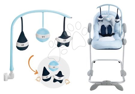 Beaba - Set dječja podesiva ležaljka Up & Down III Blue Beaba