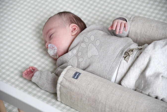 Hnízdo na spaní Cocoonababy® - Hnízdo na spaní pro miminka Bébécal™ Linen Natural Beaba - 2