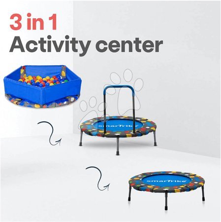 Hračky pre detičky od 6 do 12 mesiacov - Trampolína Activity Center 3-in-1 smarTrike_1
