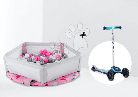 Spielzeuge und Spiele für den Garten - Trampolin Activity Center 3-in-1 Pink smarTrike