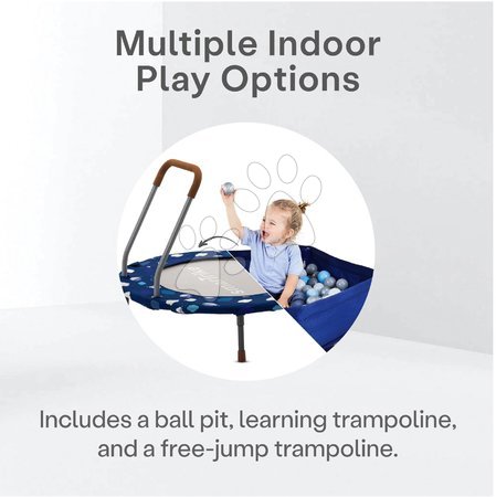 Trampoliny dla dzieci - Trampolina Activity Center 3-in-1 Blue smarTrike - 8