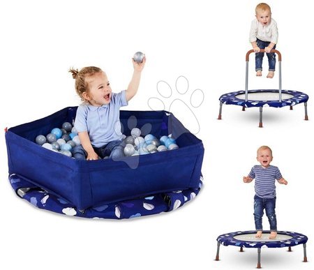 Hračky a hry na zahradu - Trampolína Activity Center 3-in-1 Blue smarTrike_1