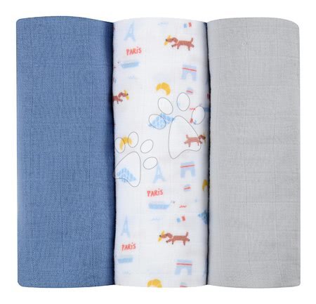 Plienky - Textilné plienky z bavlneného mušelínu Cotton Muslin Cloths Beaba