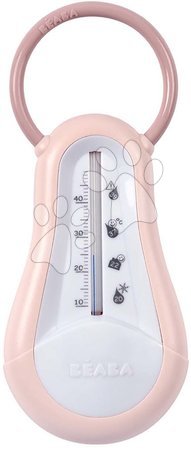 Teplomery - Teplomer do vaničky Beaba Bath Thermometer Old pink ružový od 0 mes