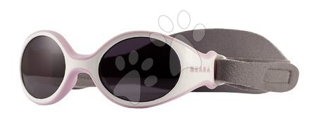Slnečné okuliare - Slnečné okuliare pre novorodencov Beaba Clip strap XS UV filter 4 ružové od 3 mesiacov