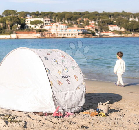 Detské stany - Plážový stan pre deti Breezy Anti UV Tent Clay Earth Beaba - 9