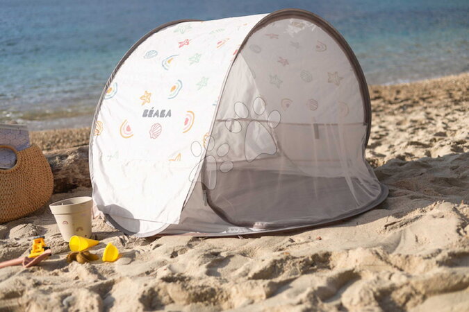 Detské stany - Plážový stan pre deti Breezy Anti UV Tent Clay Earth Beaba - 10