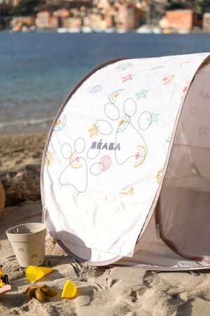 Detské stany - Plážový stan pre deti Breezy Anti UV Tent Clay Earth Beaba - 12