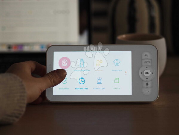 Elektronické chůvičky - Elektronická chůvička Video Baby Monitor Zen Premium White Beaba - 21