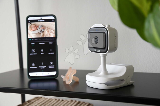 Elektronické chůvičky - Elektronická chůvička Video Baby Monitor Zen Nomad White Beaba - 8