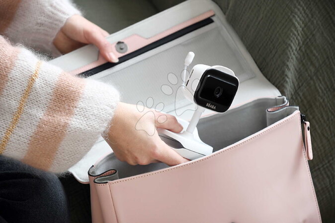 Elektronické chůvičky - Elektronická chůvička Video Baby Monitor Zen Nomad White Beaba - 13