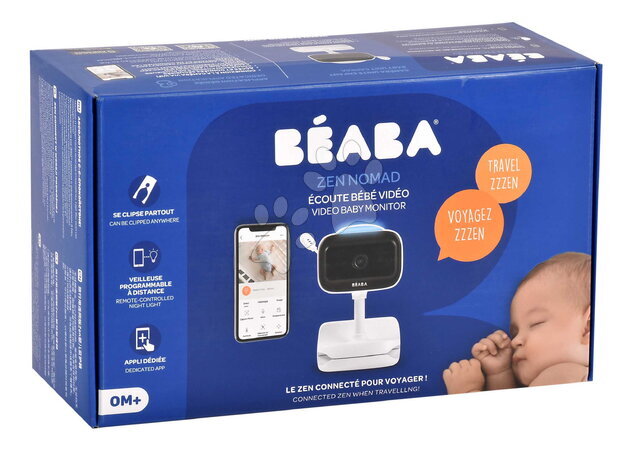 Elektronické chůvičky - Elektronická chůvička Video Baby Monitor Zen Nomad White Beaba - 24